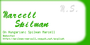 marcell spilman business card